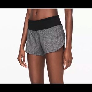 BRAND NEW lululemon 4” speed up short grey